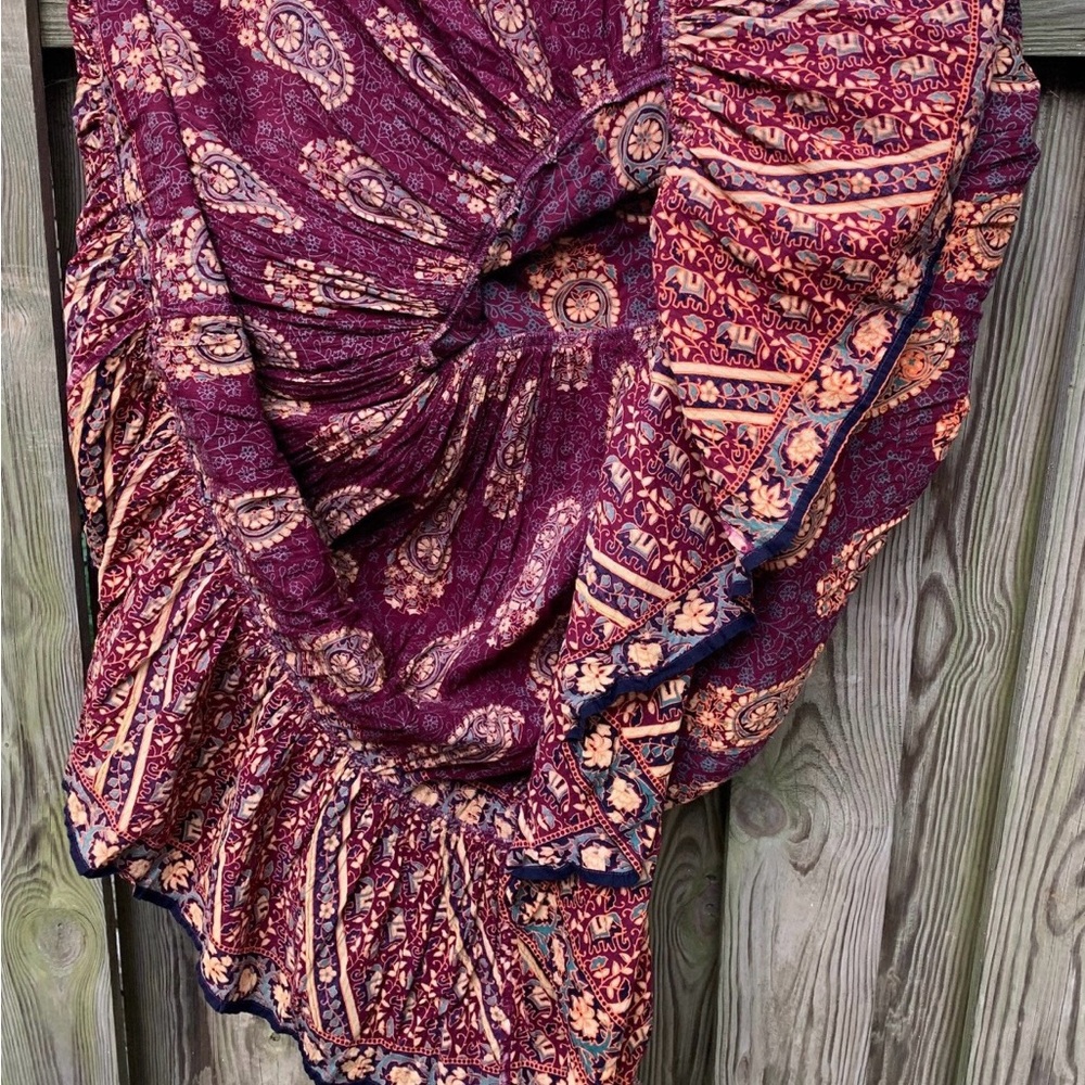 Boho Vintage Festival Skirt - Picture 10 of 11
